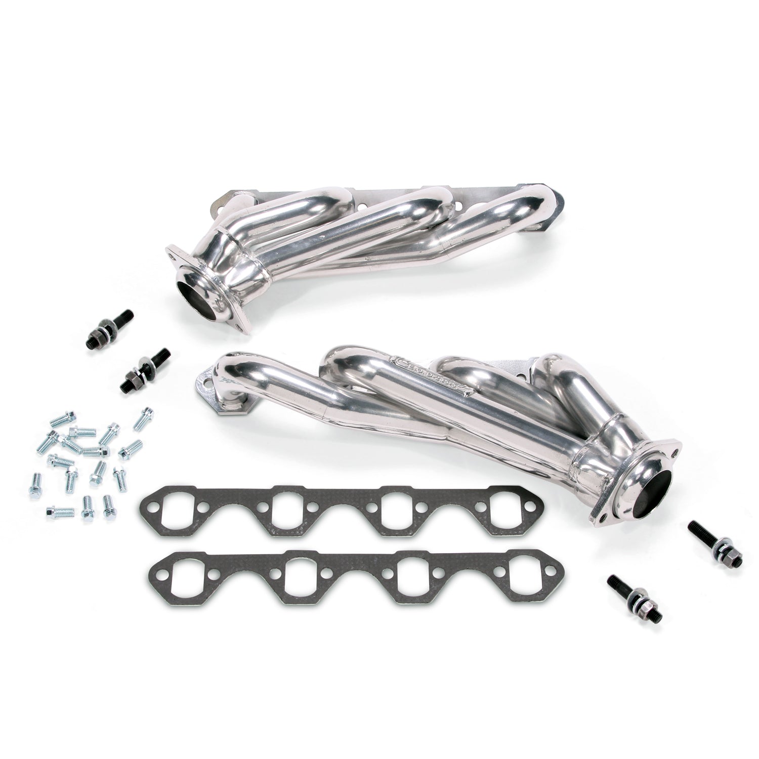 BBK Performance Parts 15150 1986-1993 MUSTANG 5.0 1-5/8 SHORTY HEADERS (POLISHED SILVER CERAMIC) BBK Performance Parts 15150