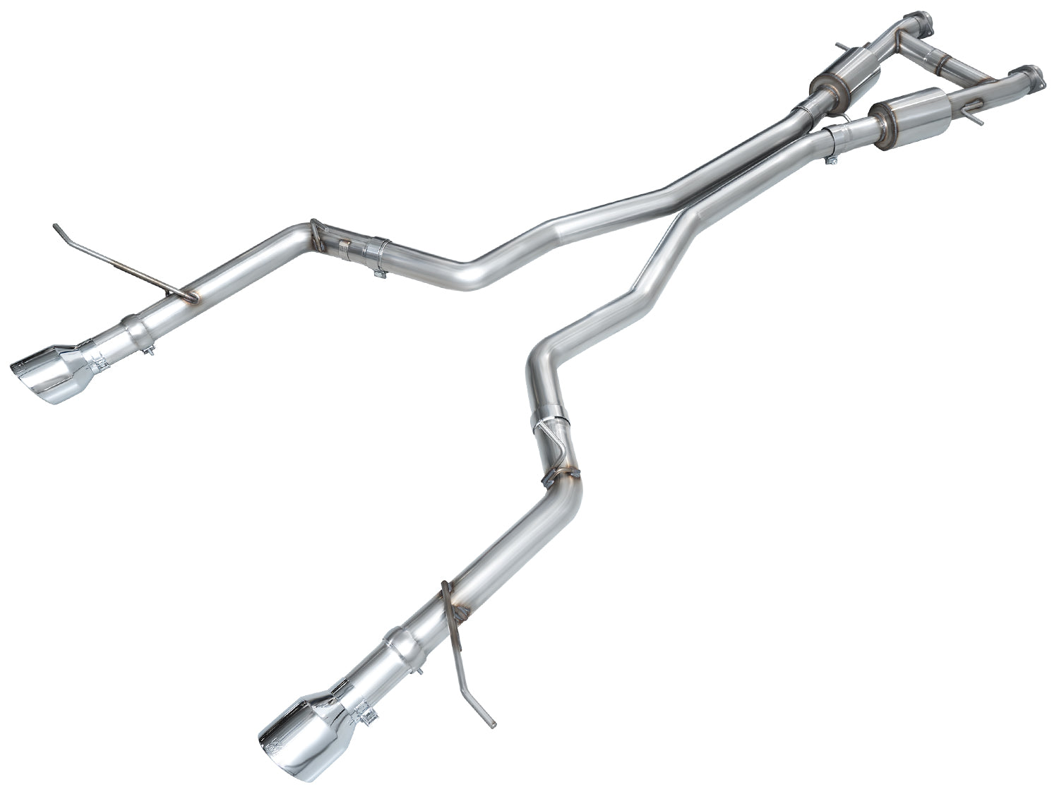AWE Tuning 3020-32575 AWE Track Edition Exhaust for Dodge Durango 3.6 / 5.7 - Chrome Silver Tips AWE Tuning 3020-32575