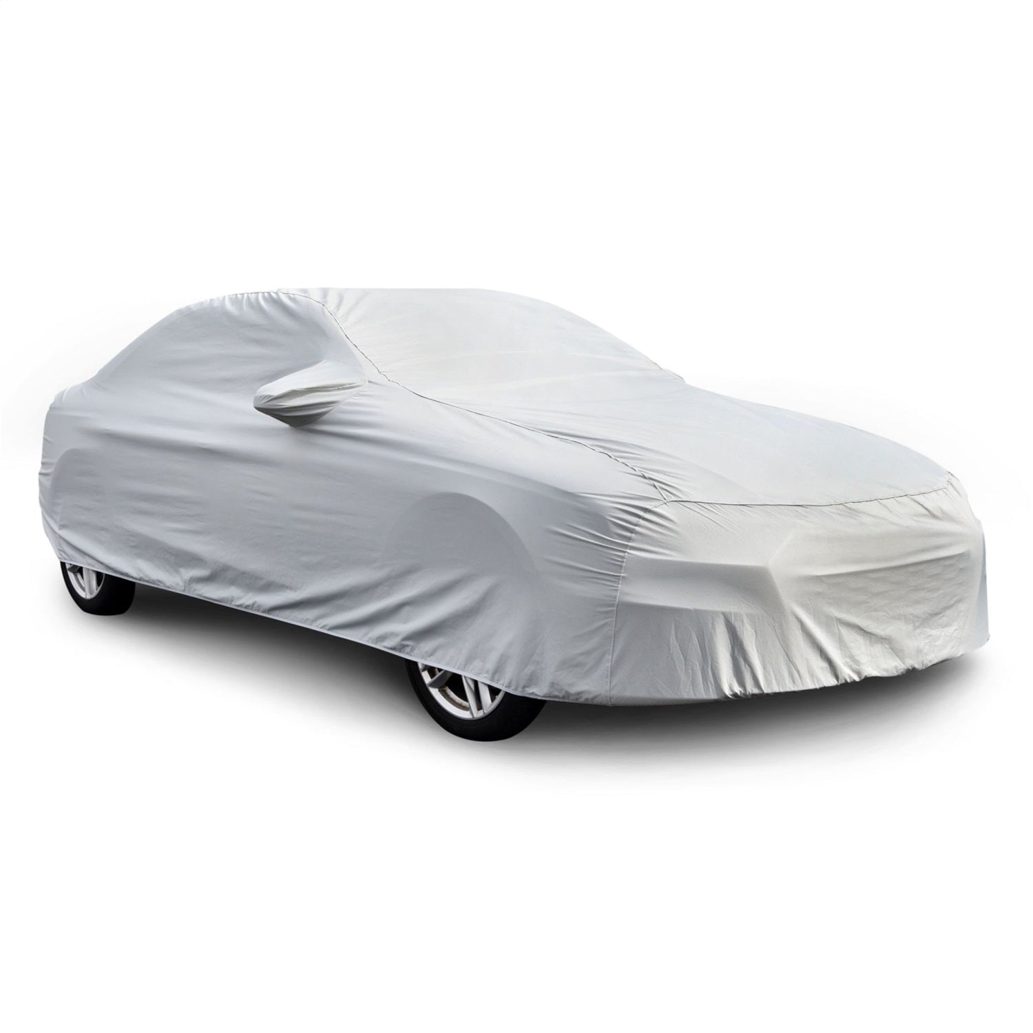 Budge AA3D43 TrueFit Plus Custom Car Cover; Polyester; 200 in. L x 75 in. W x 57 in. H; Gray; Budge AA3D43