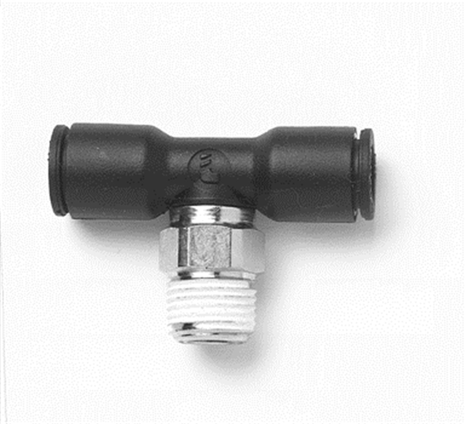 Dedenbear AALMT AIR LINE TEE; 1/4in. OD QUICK DISCONNECT TO 1/8in. NPT; NICKEL PLATED BRASS Dedenbear AALMT