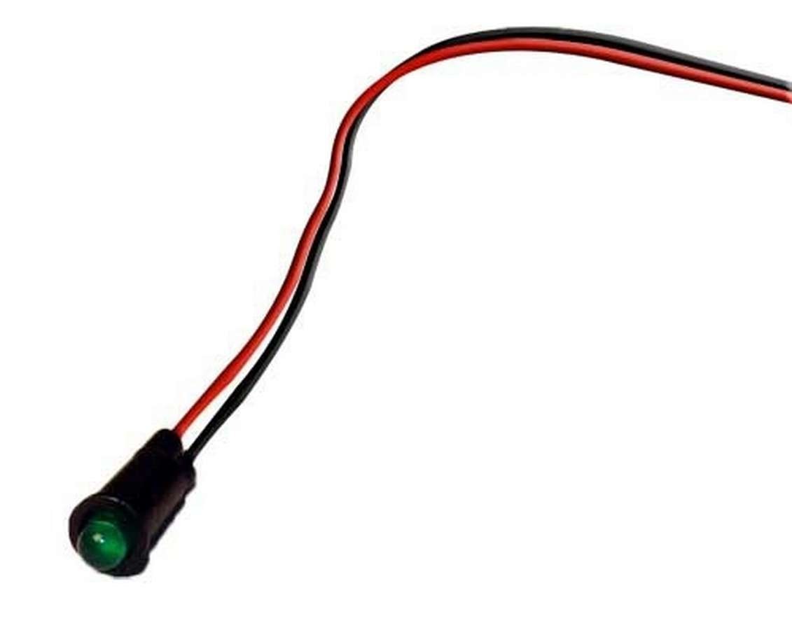 American Autowire 500214 Green L.E.D. Light 5/32 Dia American Autowire 500214