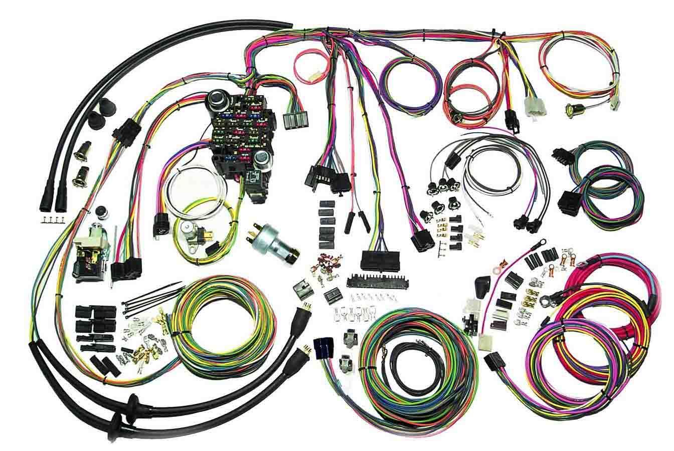 American Autowire 500434 57 Chevy Classic Update Wiring System American Autowire 500434
