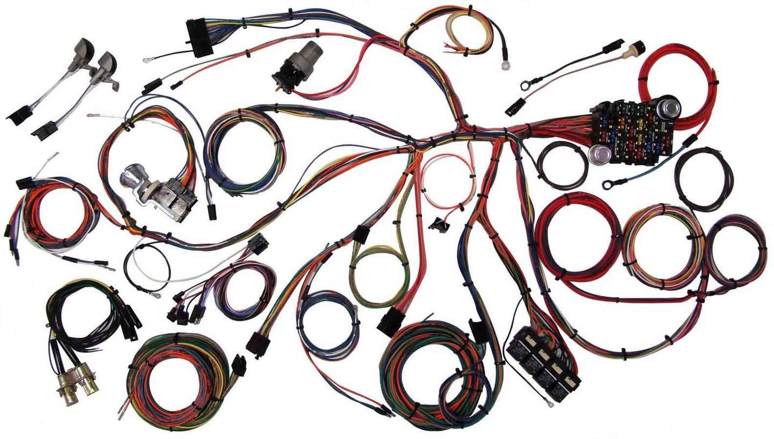 American Autowire 510055 67-68 Mustang Wiring Harness American Autowire 510055