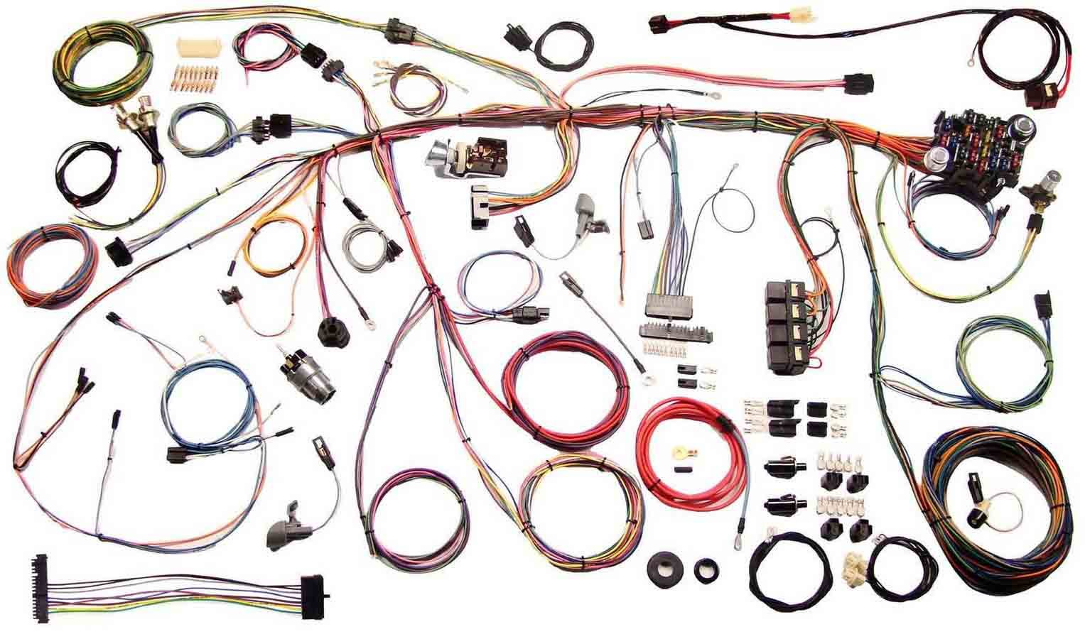 American Autowire 510243 70 Mustang Wiring Harnes American Autowire 510243