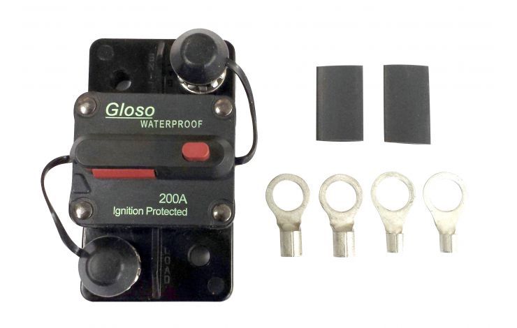 American Autowire 510598 200A Sealed Circuit Brea ker Kit American Autowire 510598