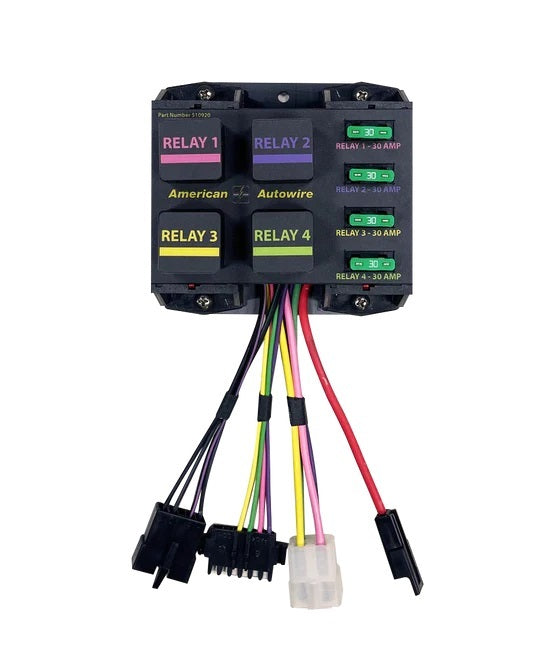 American Autowire 510920 Banked Relay System 4 Relays American Autowire 510920