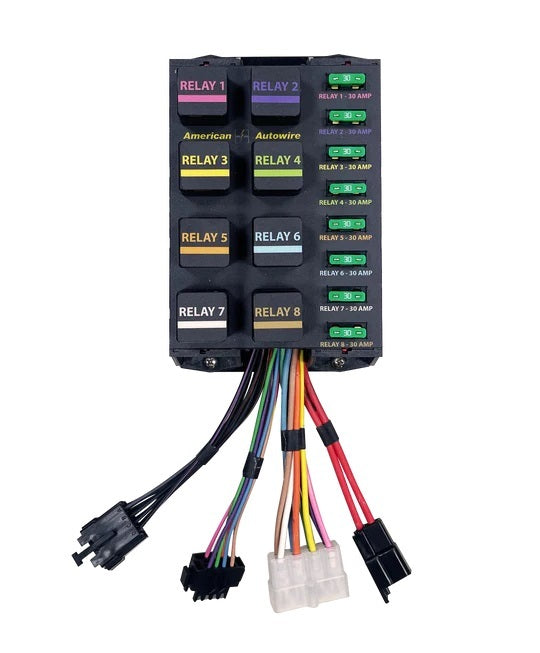American Autowire 510924 Banked Relay System 8 Relays American Autowire 510924