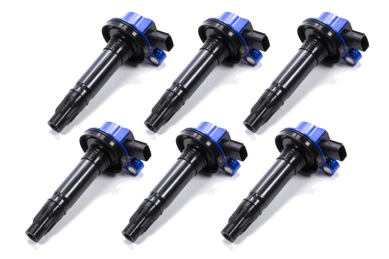 ACCEL 140061B-6 Coil - Ford 3.5L/3.7L V6 w/2 pin Harness 6pk Blue ACCEL 140061B-6