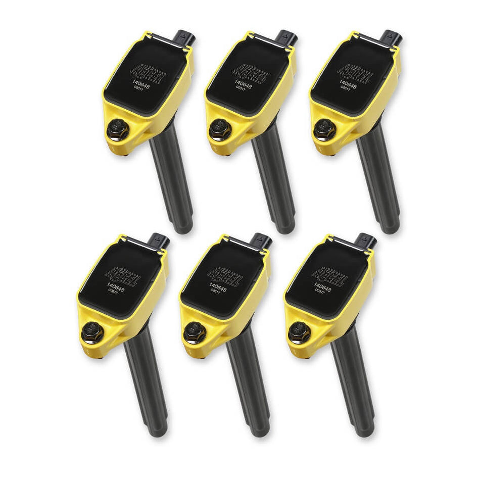 ACCEL 140648-6 Ignition Coils Six Pack 11-16 Dodge 3.6L ACCEL 140648-6