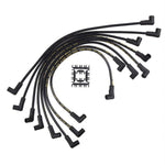 ACCEL 5055K 8mm HEI Corrected Cap Plug Wire Set Black ACCEL 5055K