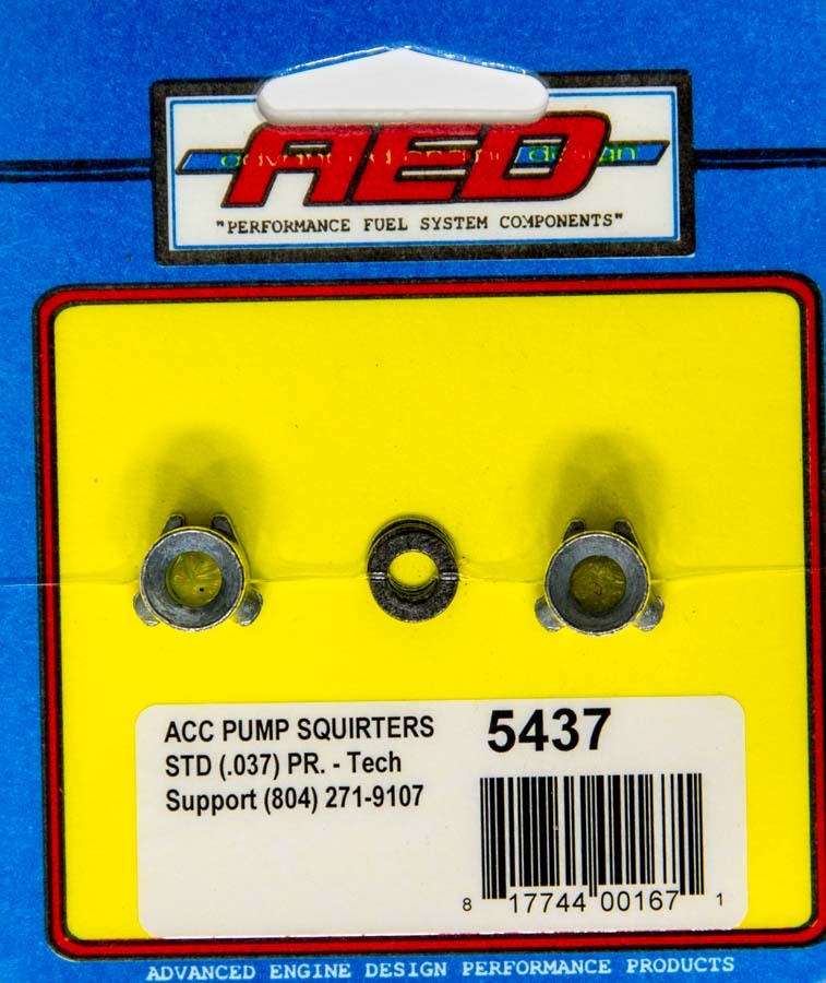 Advanced Engine Design 5437 .037in Accelerator Pump Squirters Advanced Engine Design 5437