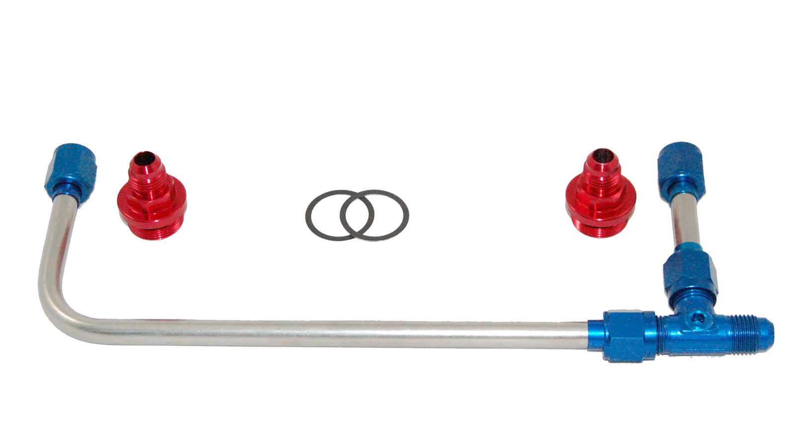 Advanced Engine Design 60945 Polished S/S 4150 Carb. Fuel Line Kit Advanced Engine Design 60945
