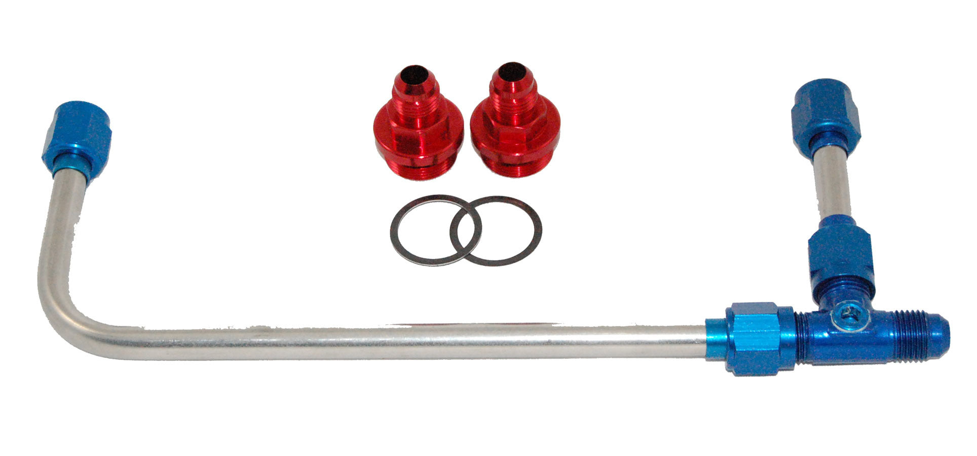 Advanced Engine Design 60946 Polished S/S 4160 Carb. Fuel Line Kit Advanced Engine Design 60946