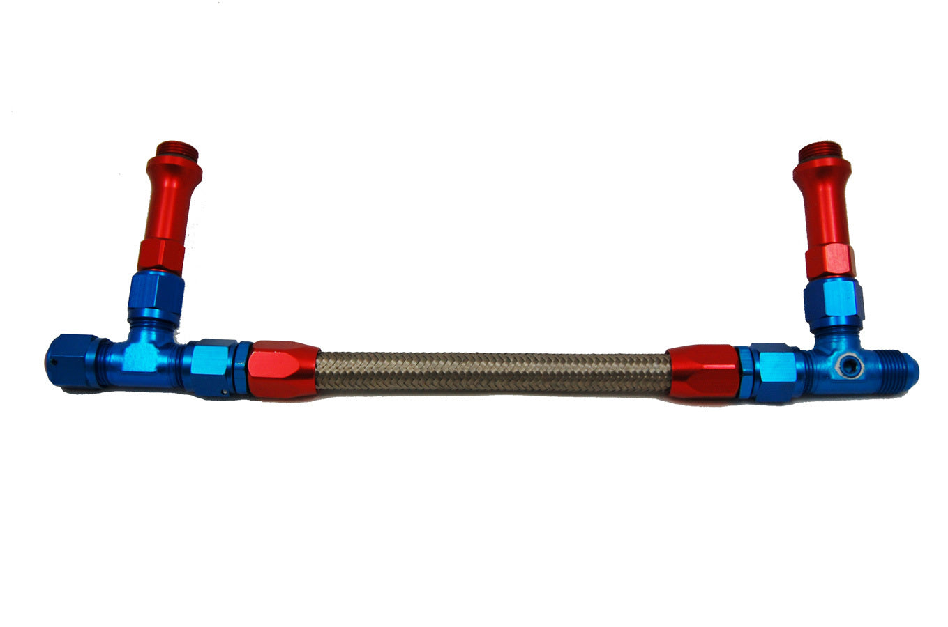 Advanced Engine Design 6095 Braided Fuel Line Kit - #6 Holley Carb. Advanced Engine Design 6095