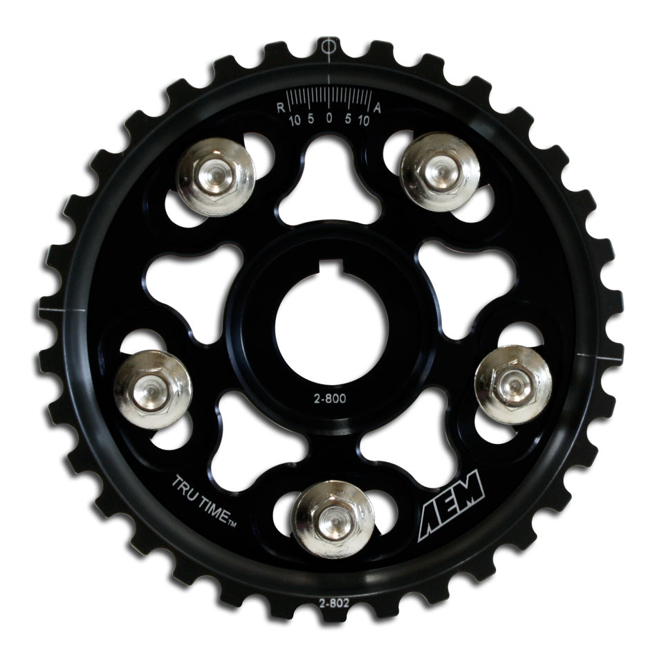 AEM Electronics 23-802BK Adjustable Cam Gear Black AEM Electronics 23-802BK