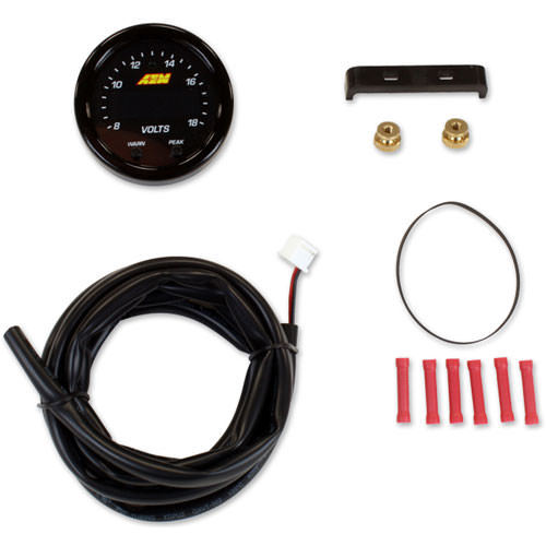 AEM Electronics 30-0303 X-Series Volt Gauge 8-18 Volt AEM Electronics 30-0303