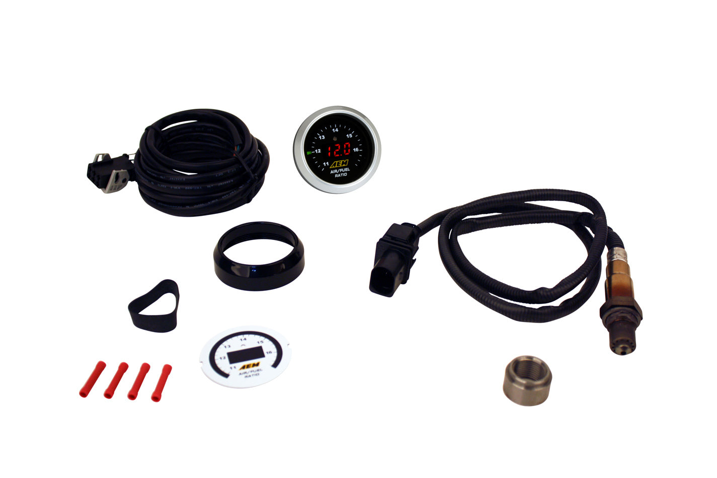 AEM Electronics 30-4110 LSU 4.9 Sensor - Interchangeable bezels and face included AEM Electronics 30-4110