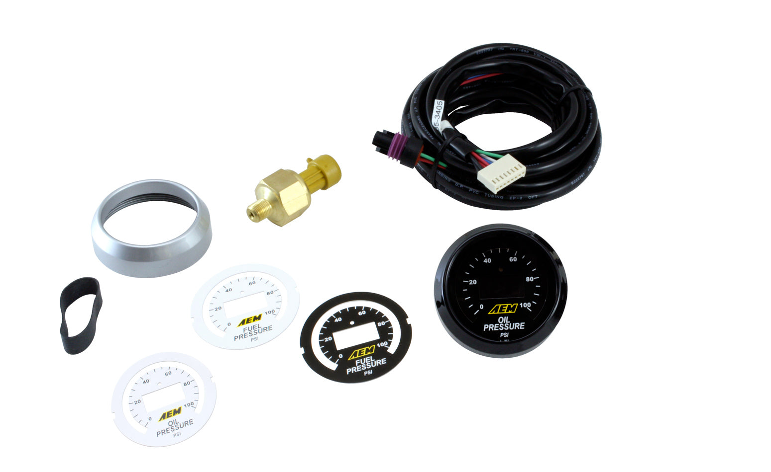 AEM Electronics 30-4401 AEM Classic Digital Fuel Pressure Gauge Kit AEM Electronics 30-4401