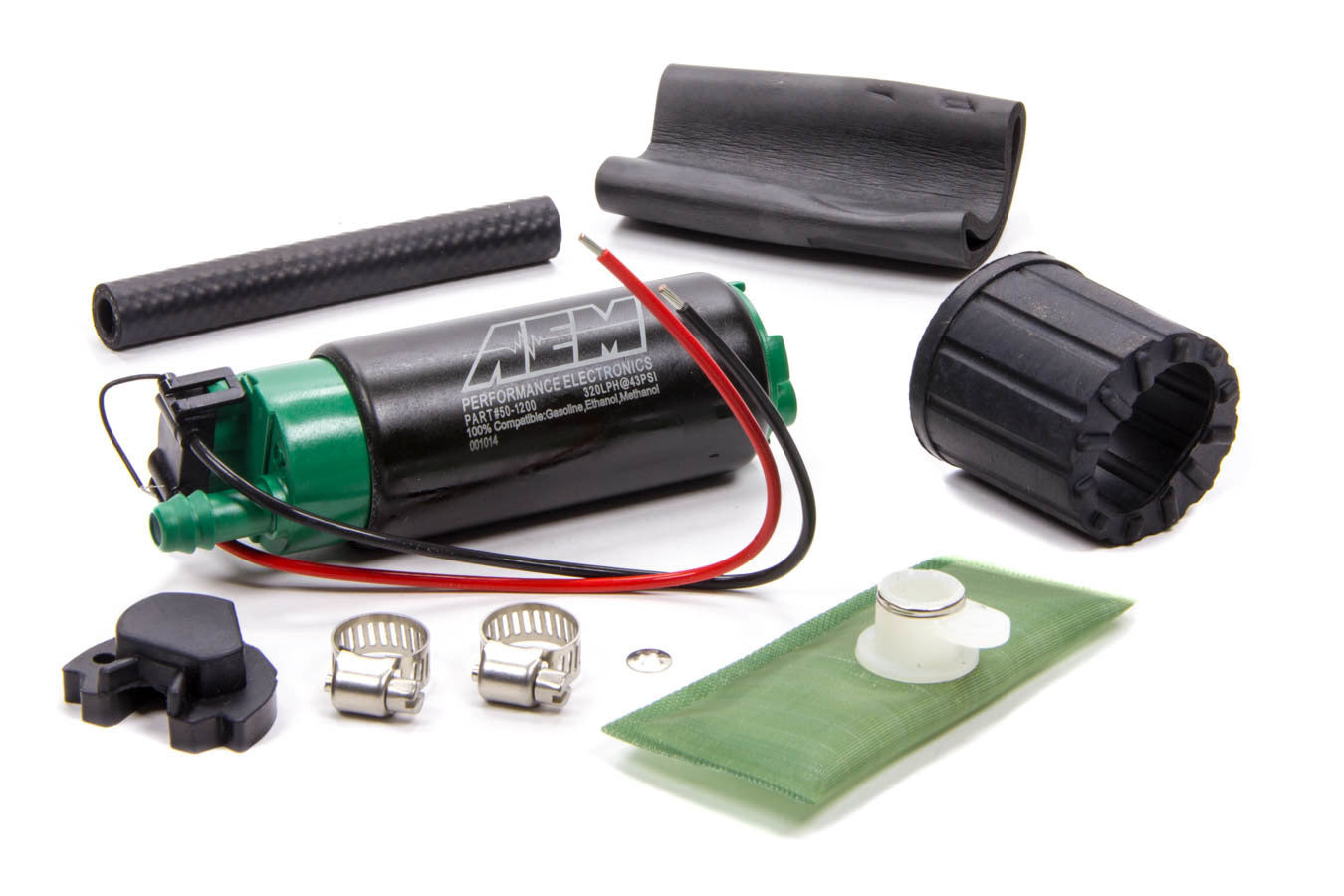 AEM Electronics 50-1200 340LPH @ 40 psi - Offset Inlet - E85 Compatible AEM Electronics 50-1200