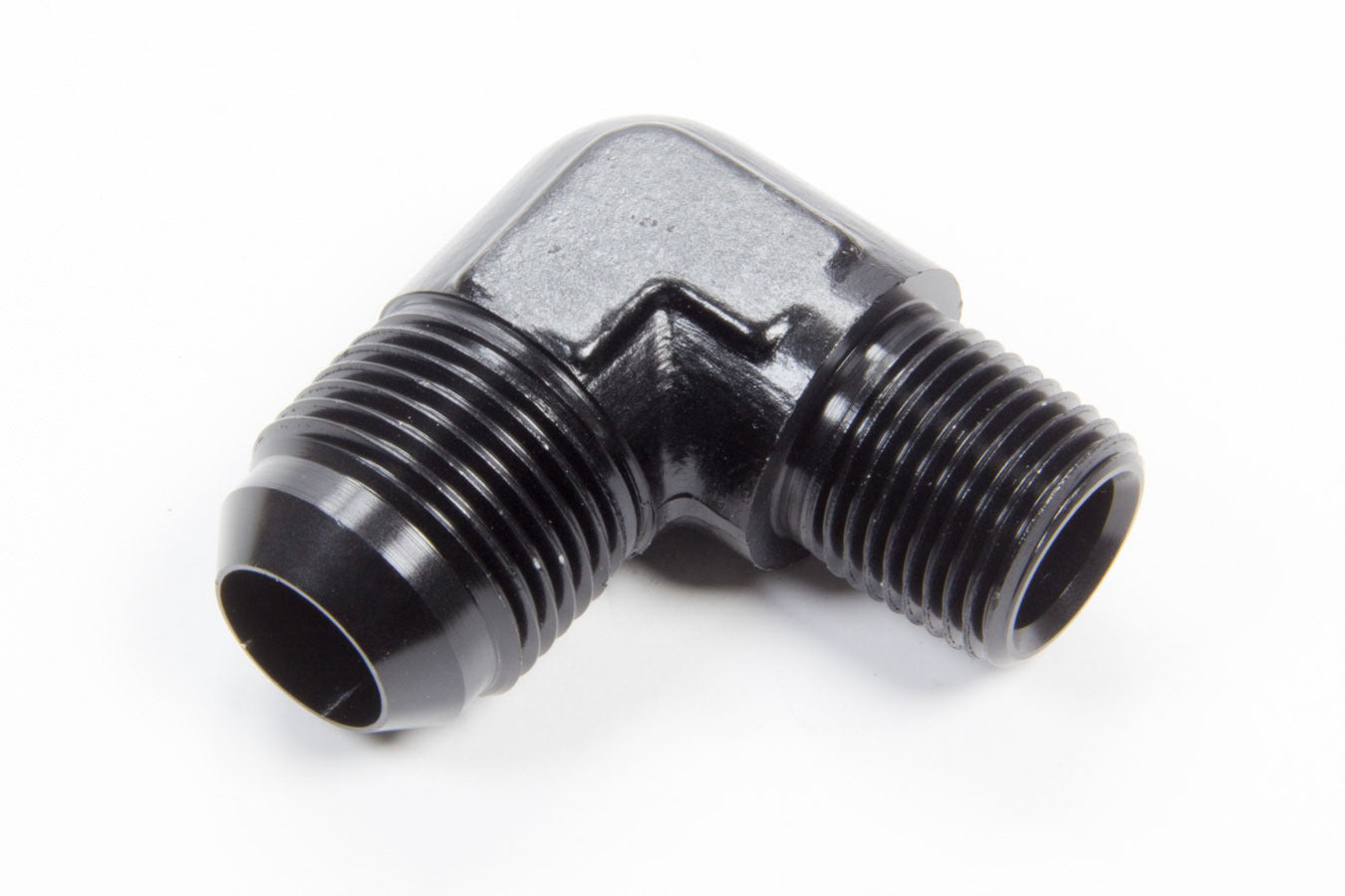 Aeroquip FCM5017 90 Deg #12 to 1/2in Alum Adapter Black Aeroquip FCM5017