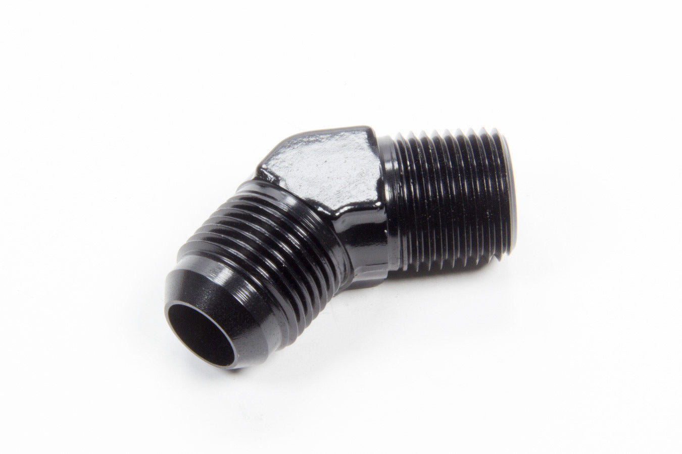 Aeroquip FCM5024 45 Deg Alum #10 Flare 1/2in Black Aeroquip FCM5024