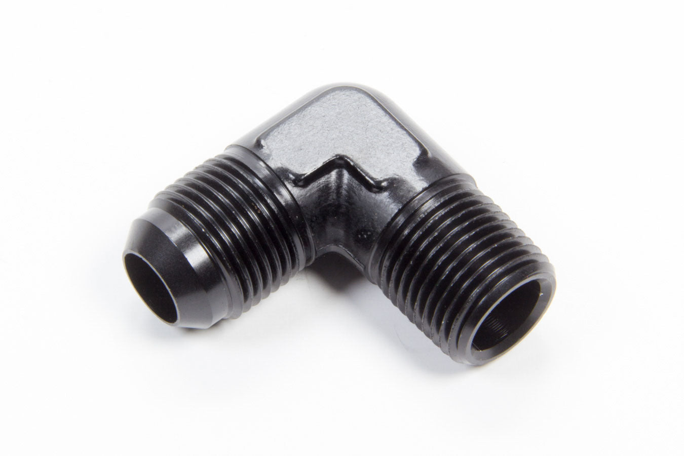 Aeroquip FCM5039 90 Deg Alum #10 Flare 1/2in Black Aeroquip FCM5039