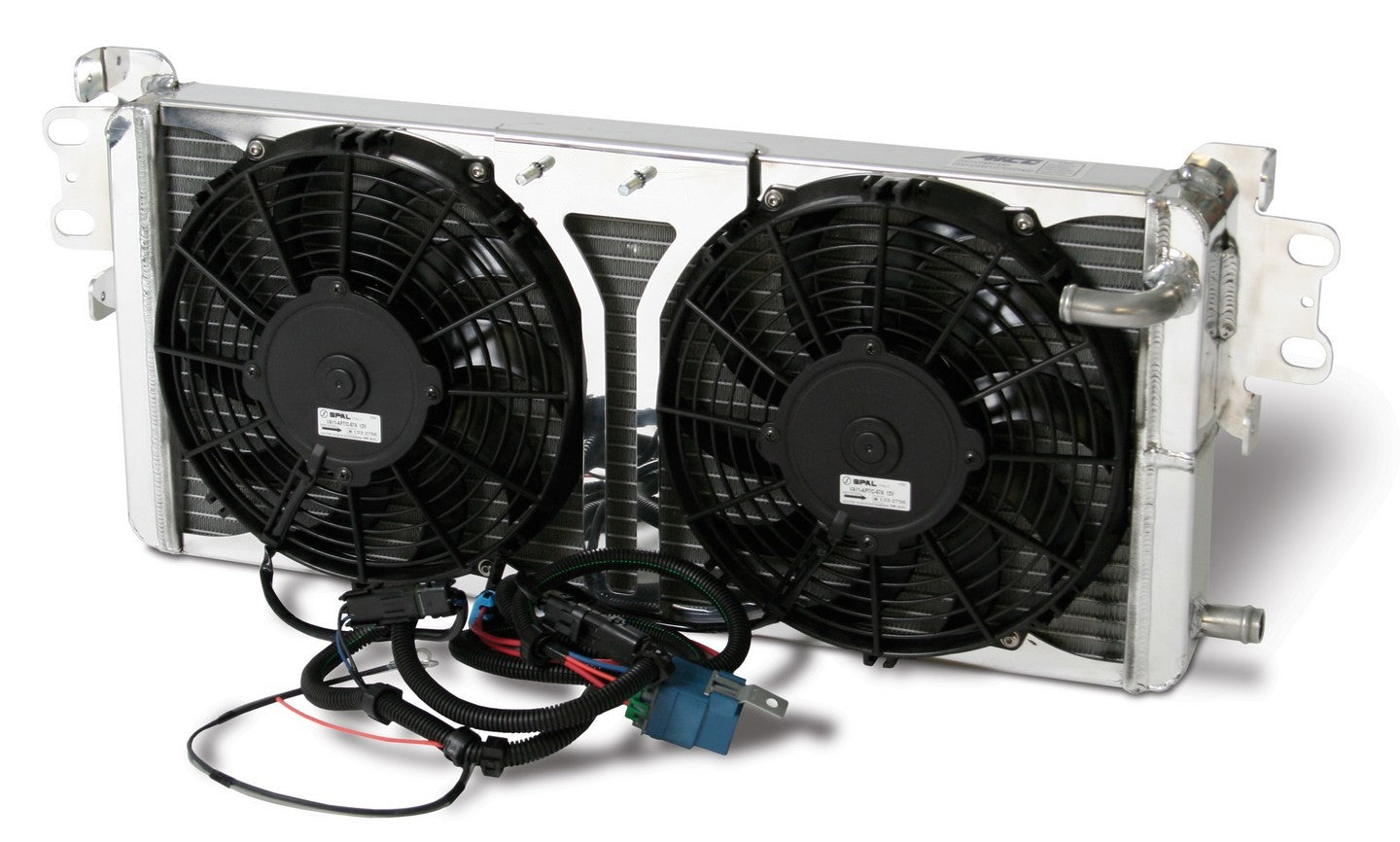 AFCO Racing 80280PRO Heat Exchanger GT500 w/ Fans AFCO Racing 80280PRO