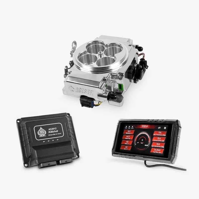 Aces Fuel Injection Inc AS2212P Killshot II 4bbl EFI Polished Aces Fuel Injection Inc AS2212P
