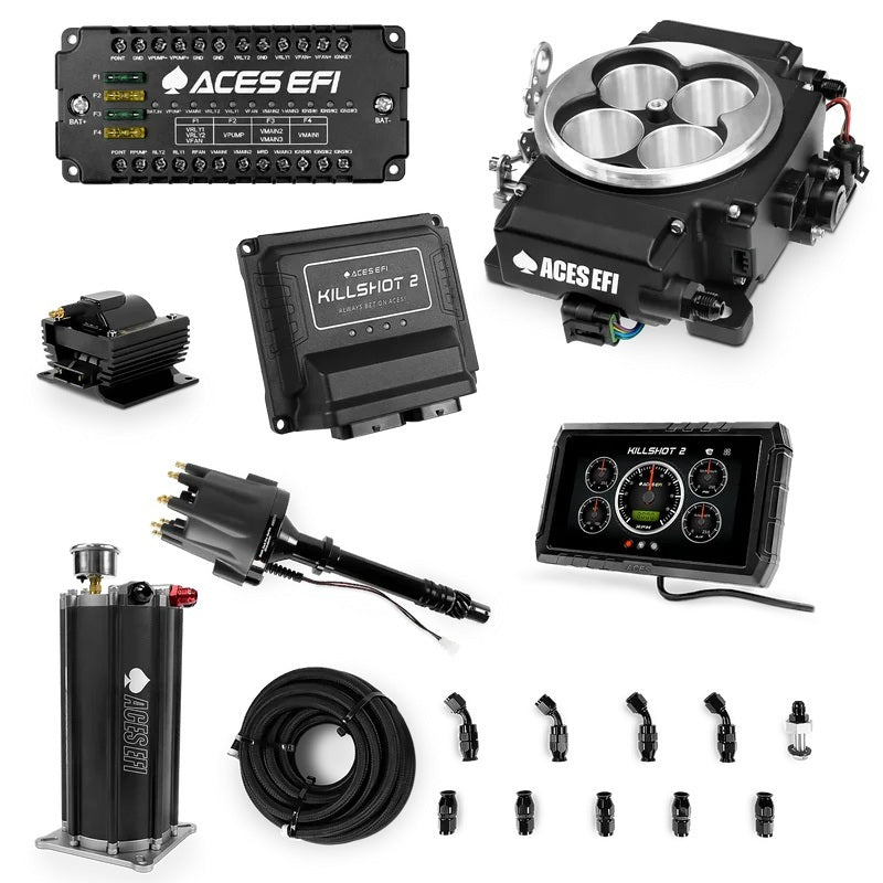 Aces Fuel Injection Inc AS2212PB2-MK-2011-4004 Killshot 2 ProMaster Kit Black Aces Fuel Injection Inc AS2212PB2-MK-2011-4004