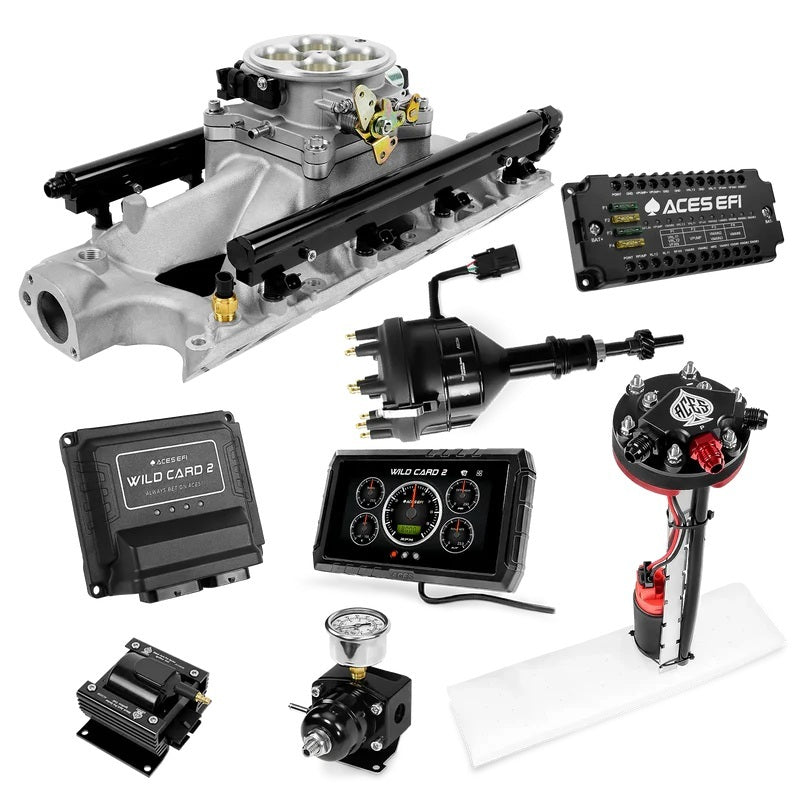 Aces Fuel Injection Inc AY0439 Wild Card Sequential EFI Master Kit (500 HP) Aces Fuel Injection Inc AY0439