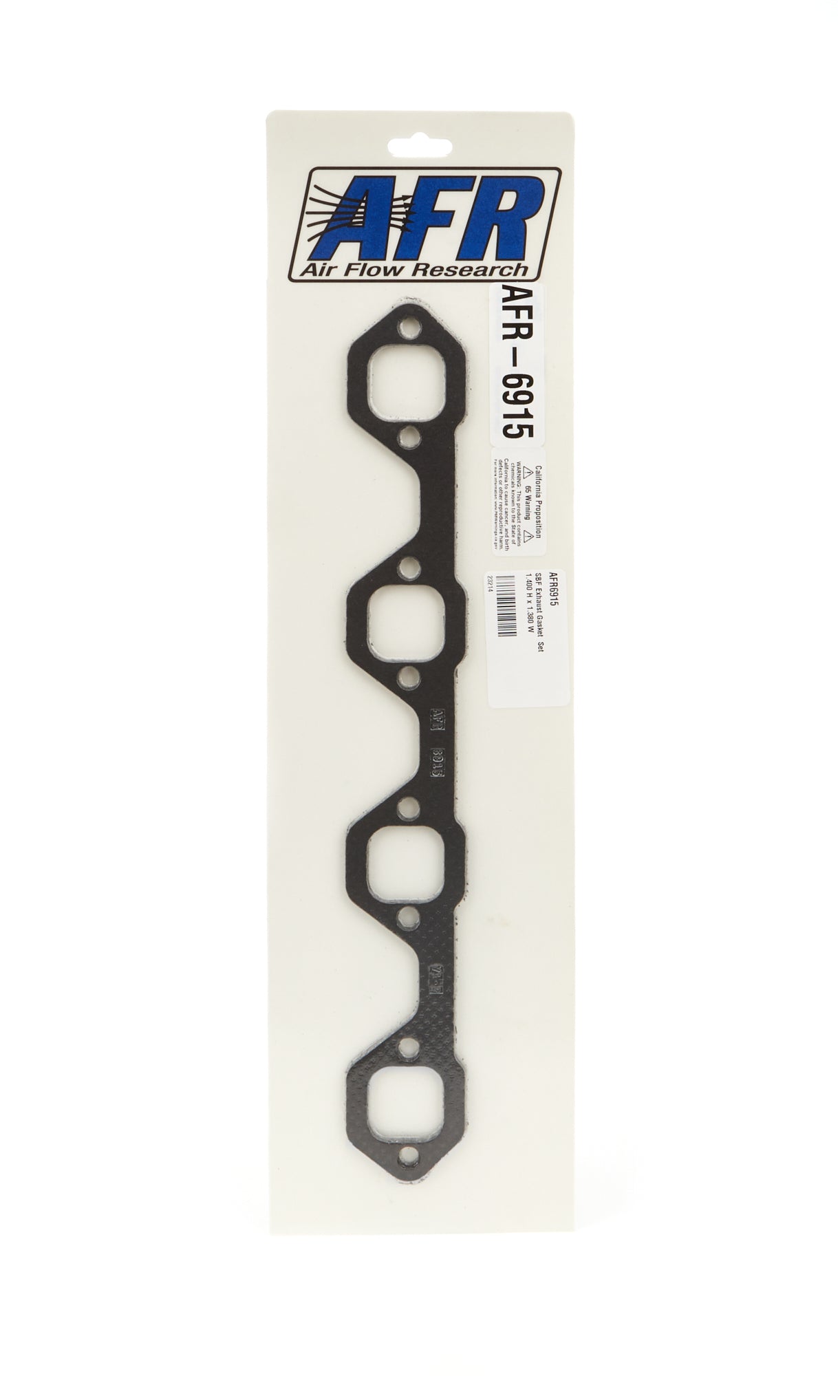 Air FLow Research 6915 SBF Exhaust Gasket  Set 1.400 H x 1.380 W Air FLow Research 6915