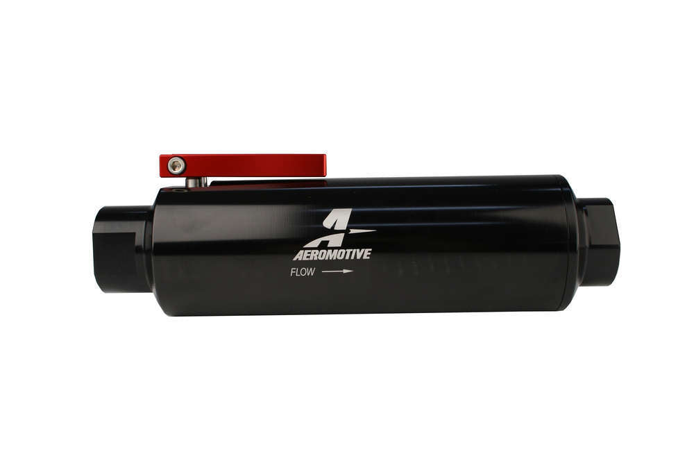 Aeromotive Fuel System 12332 Fuel Filter w/Shut-Off -12an Aeromotive Fuel System 12332