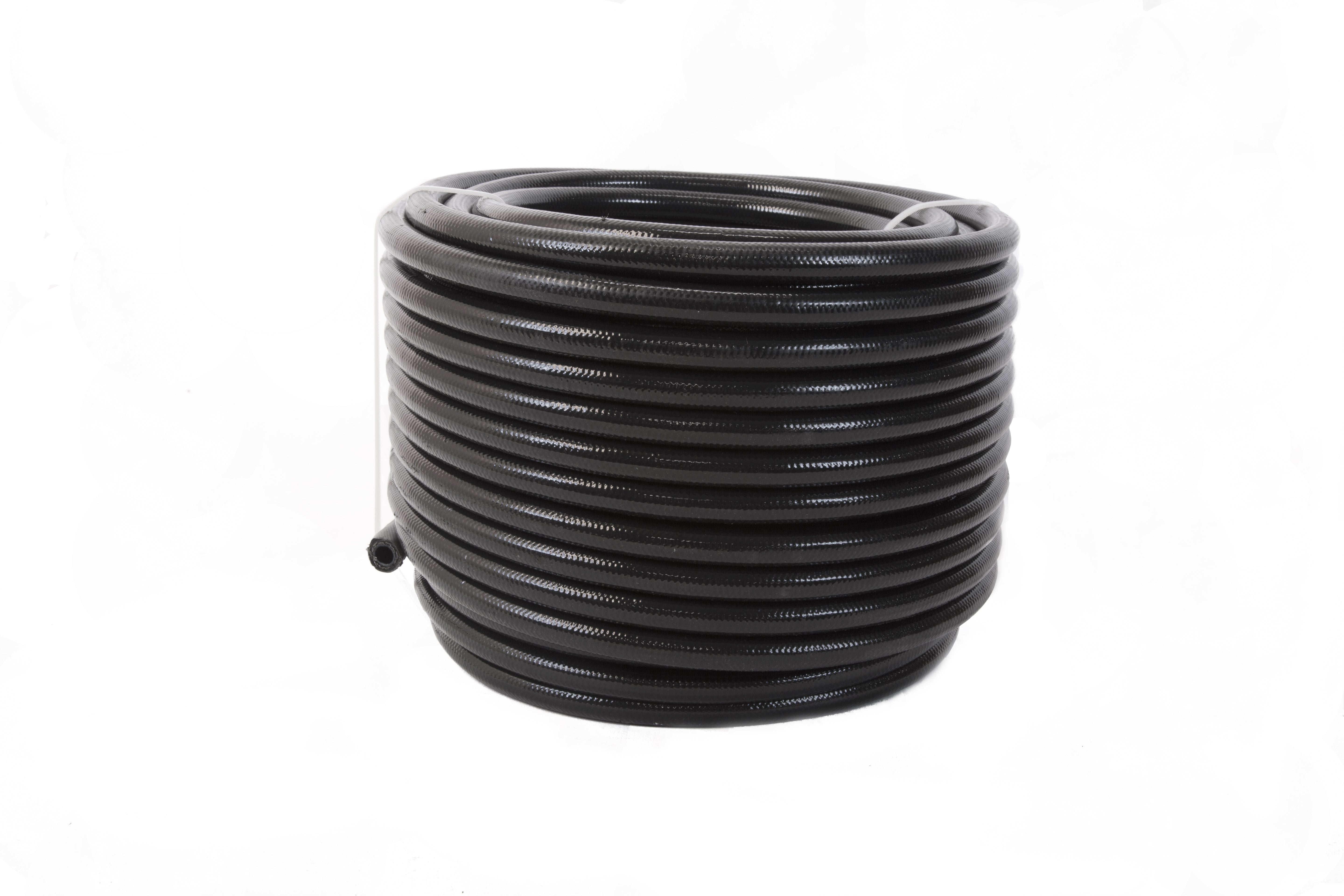 Aeromotive Fuel System 15337 8an PTFE S/S Braided Hose 20ft Black Jacketed Aeromotive Fuel System 15337