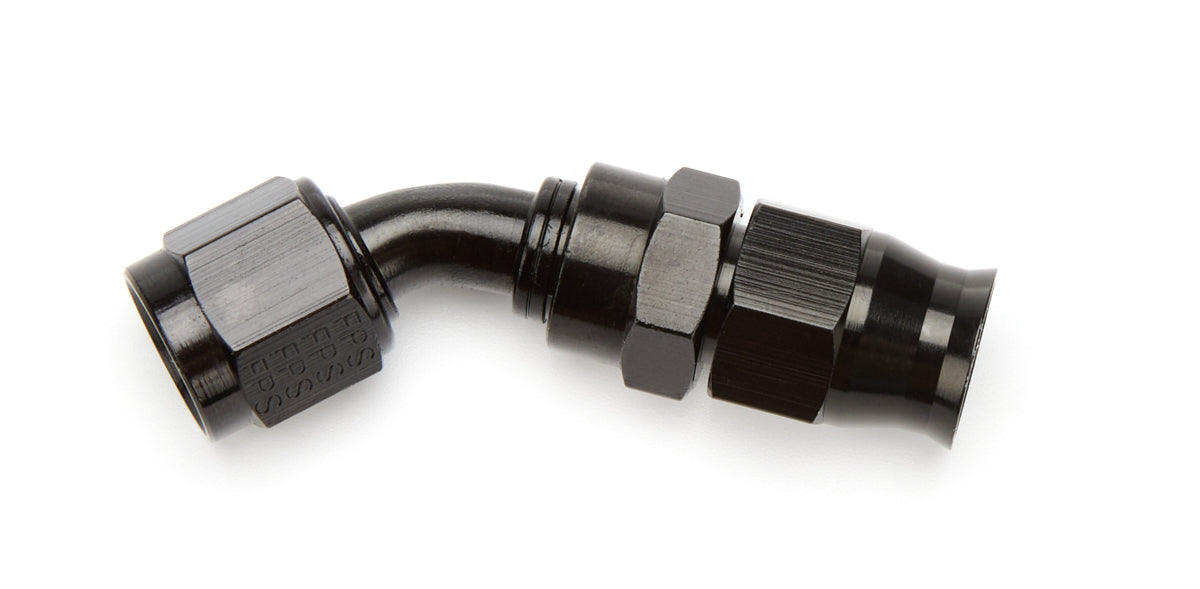 Aeromotive Fuel System 15351 6an 45-Deg PTFE Hose End Black Anodized Aeromotive Fuel System 15351