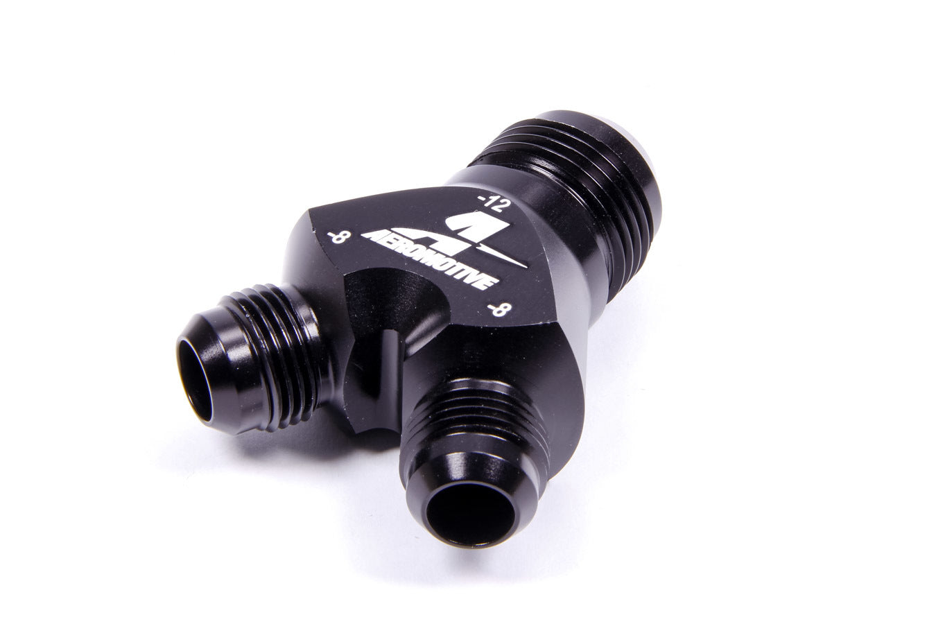 Aeromotive Fuel System 15677 Y-Block Fitting - 12an to 2 x -8an Aeromotive Fuel System 15677