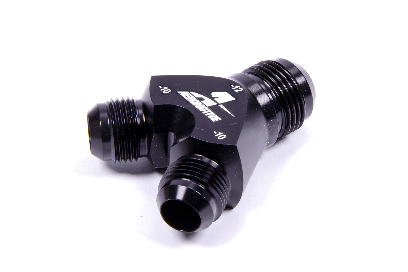 Aeromotive Fuel System 15678 Y-Block Fitting - 12an to 2 x -10an Aeromotive Fuel System 15678