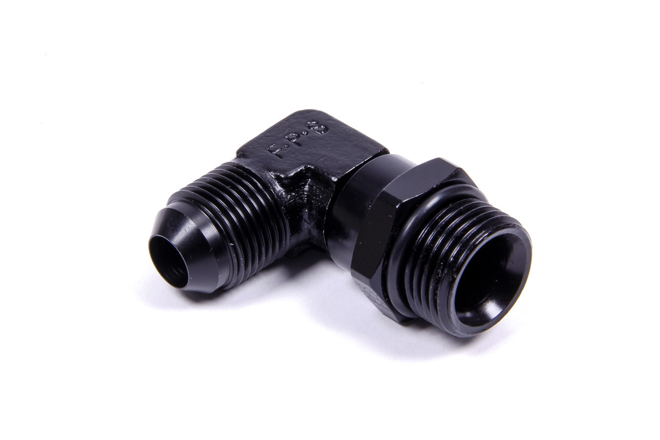 Aeromotive Fuel System 15690 8an Male to 10an ORB 90 Degree Fitting Aeromotive Fuel System 15690
