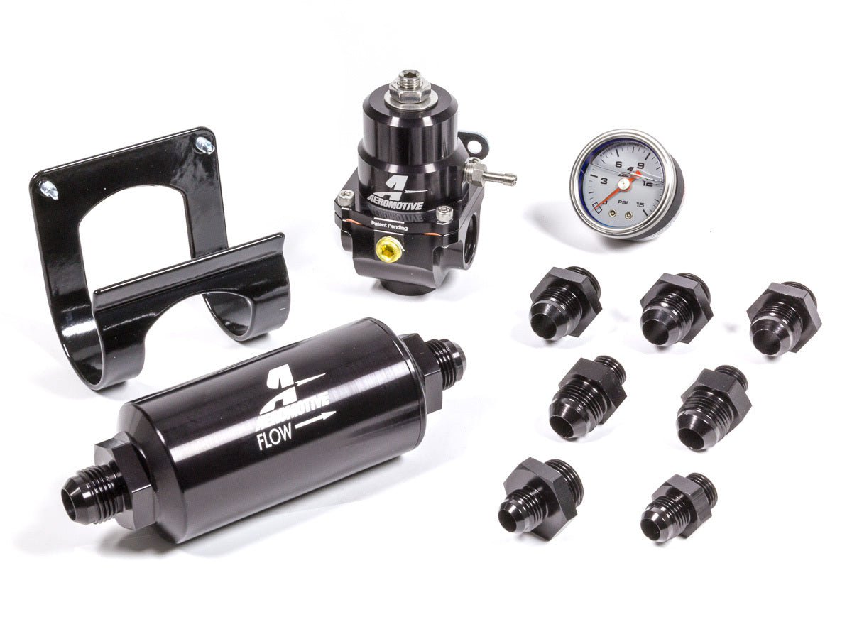 Aeromotive Fuel System 17256 Stealth Bypass Carb Fuel System Kit Aeromotive Fuel System 17256