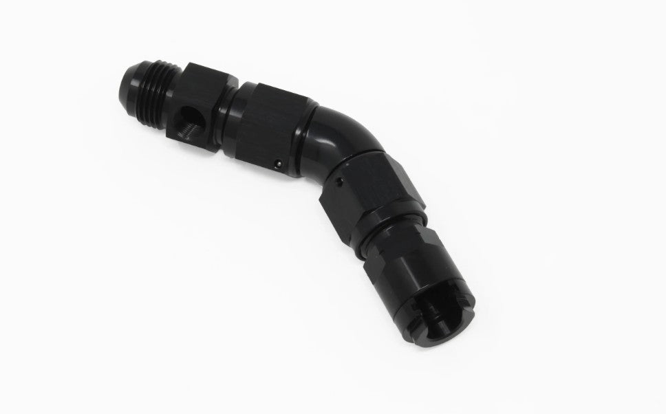 Aeromotive Fuel System 65604 Adapter Kit 45-Deg  3/8 Female Quick Con. to 8an Aeromotive Fuel System 65604
