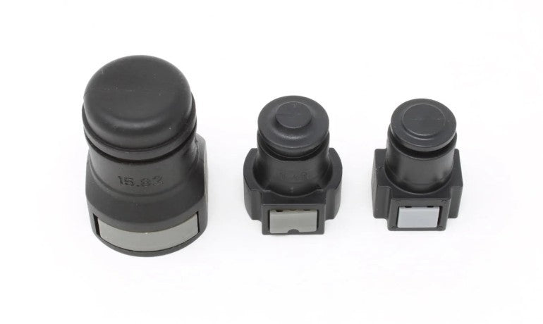 Aeromotive Fuel System 65606 Cap Kit Quick Connect 1x 5/8 1x 3/8 1x 5/16 Aeromotive Fuel System 65606