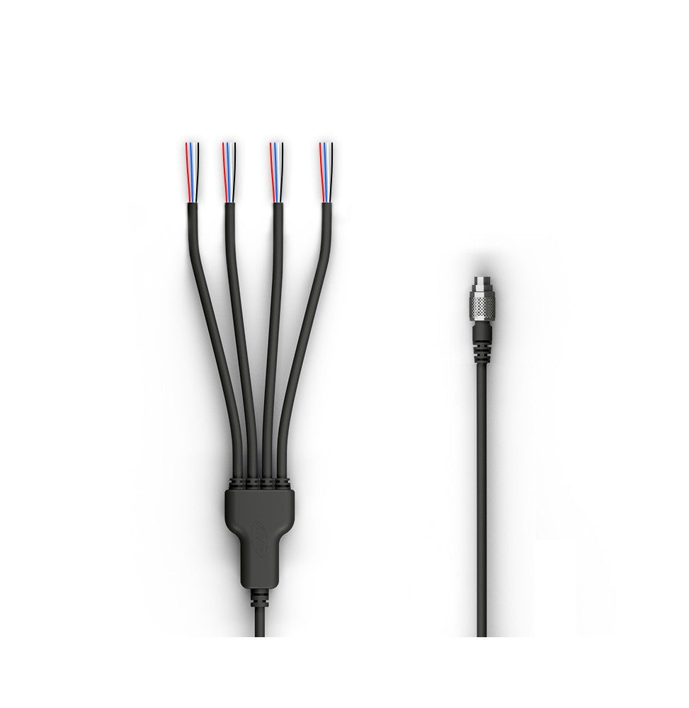 AiM SPORTS V02551930 Harness ACC3 4 Analog Un-Terminated Wires AiM SPORTS V02551930