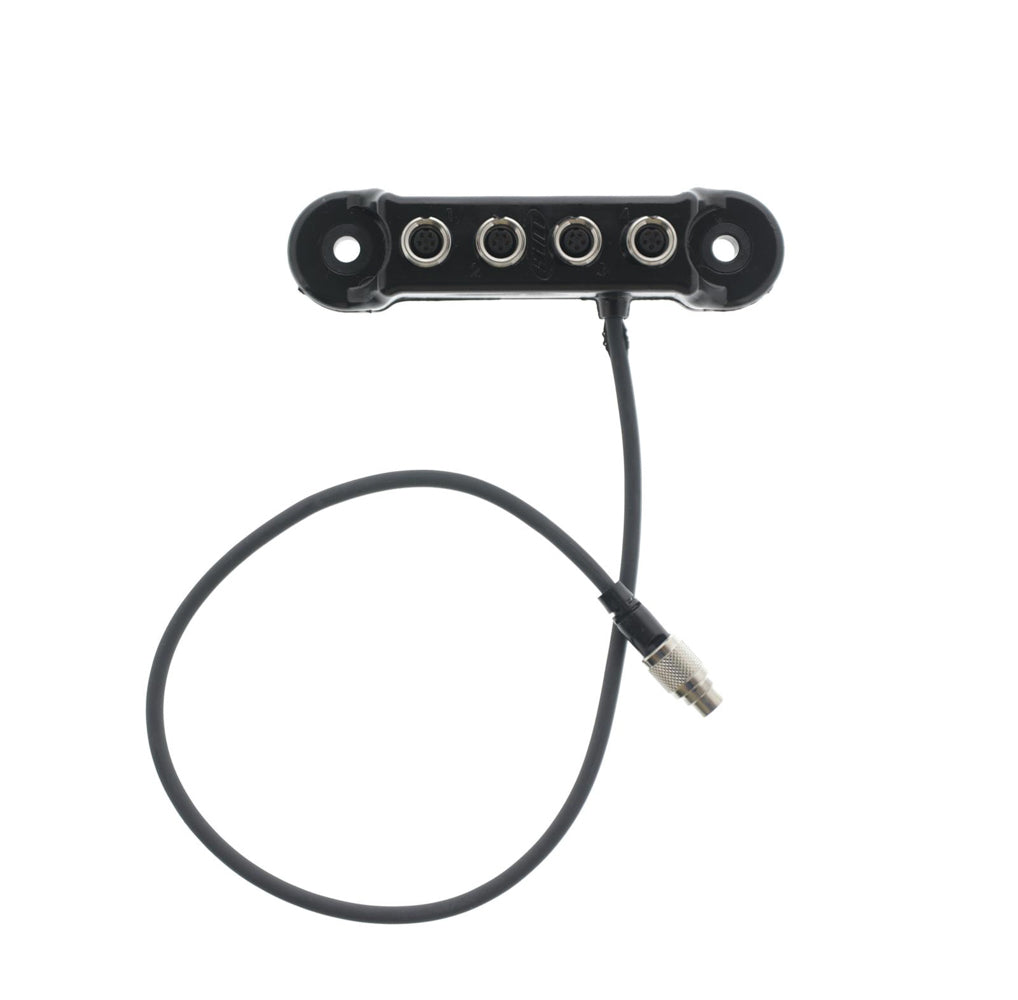 AiM SPORTS X08HUB010 Data Hub 4 Way 5-Pin w/ .4m Cable AiM SPORTS X08HUB010