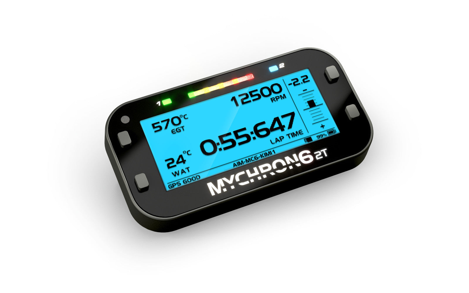 AiM SPORTS XM62TEGTRM1011 MyChron 6 w/EGT & Water Temp M10 Sensor AiM SPORTS XM62TEGTRM1011