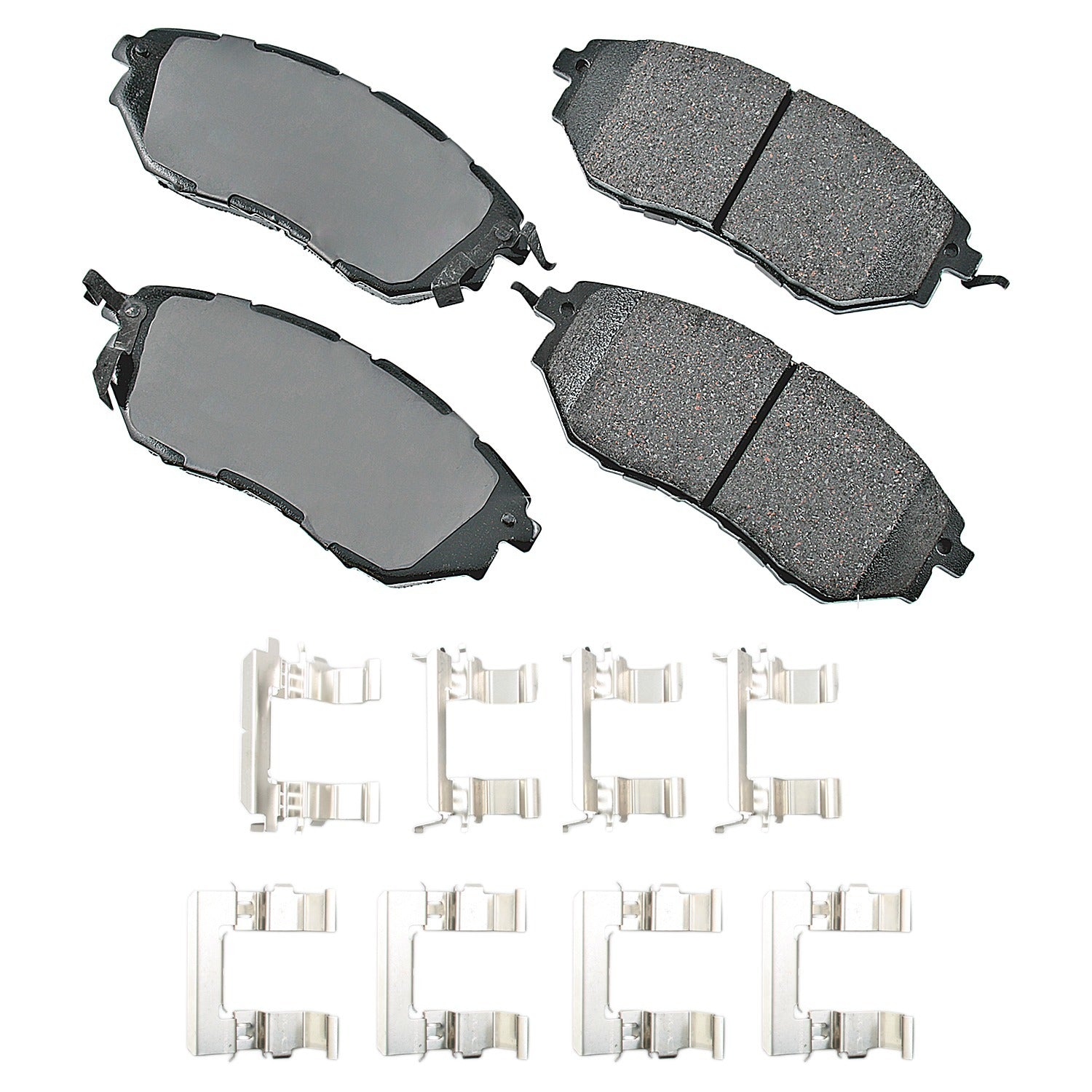 Akebono ACT1078A ProACT Ultra-Premium Bra ke Pads - Front Akebono ACT1078A
