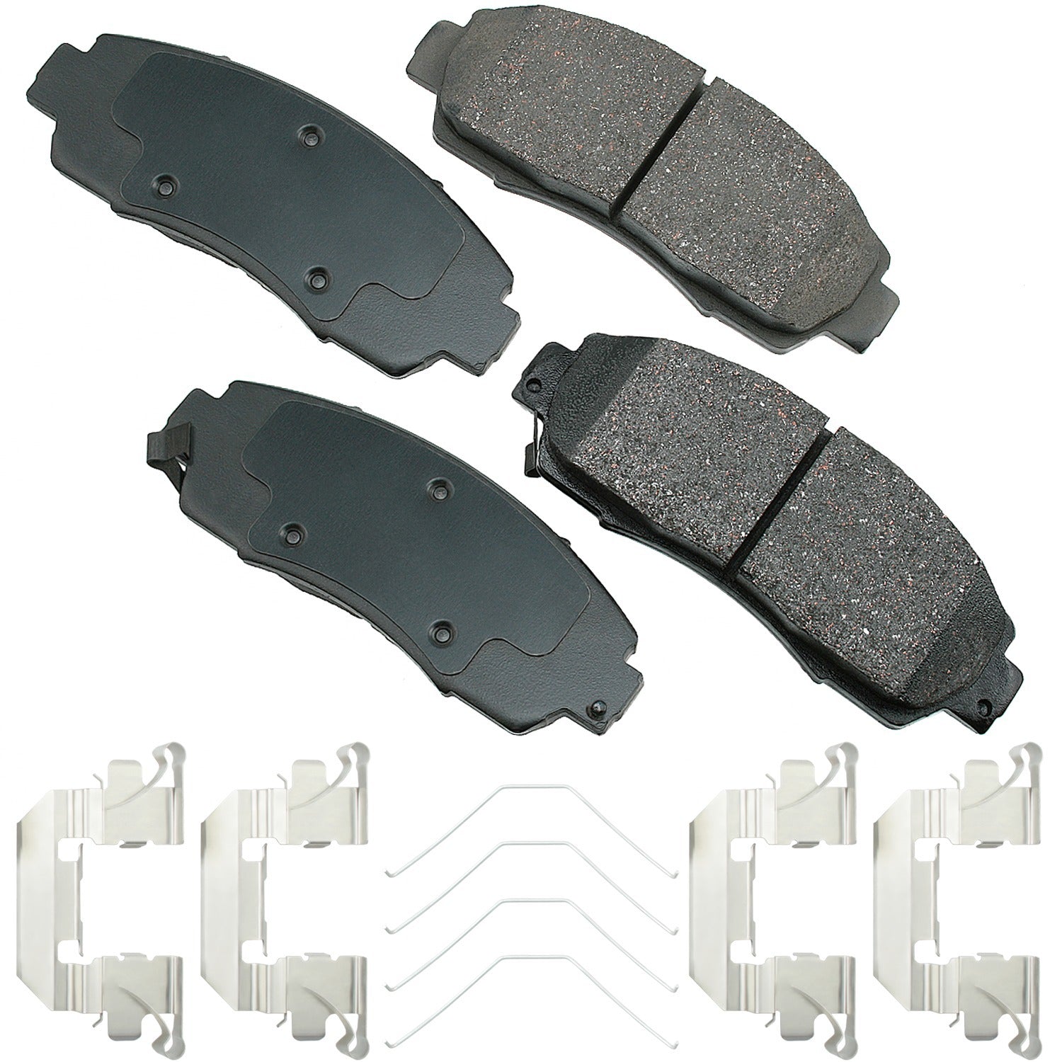 Akebono ACT1089A ProACT Ultra-Premium Bra ke Pads - Front Akebono ACT1089A