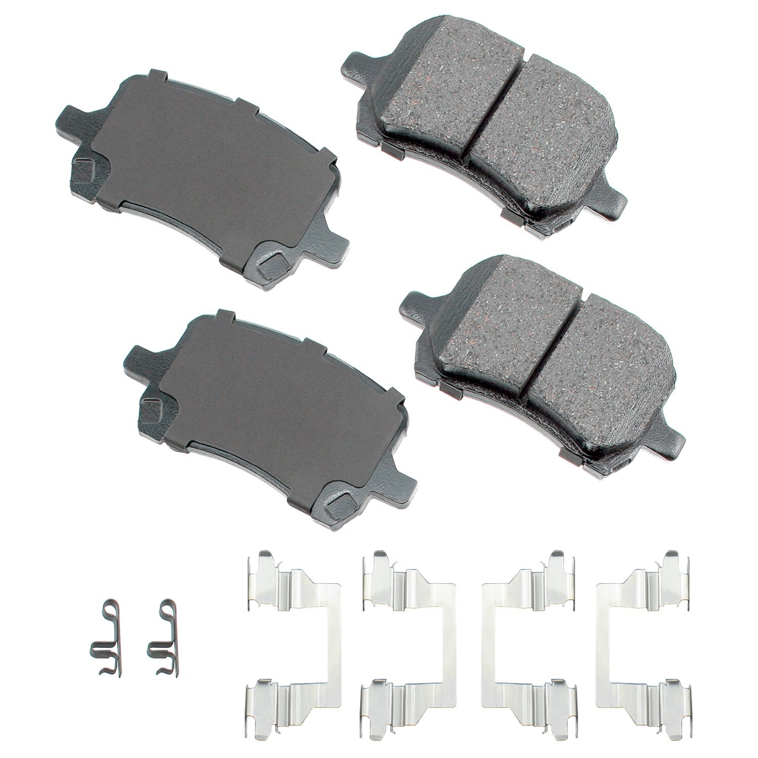 Akebono ACT1160 ProACT Ultra-Premium Bra ke Pads - Front Akebono ACT1160