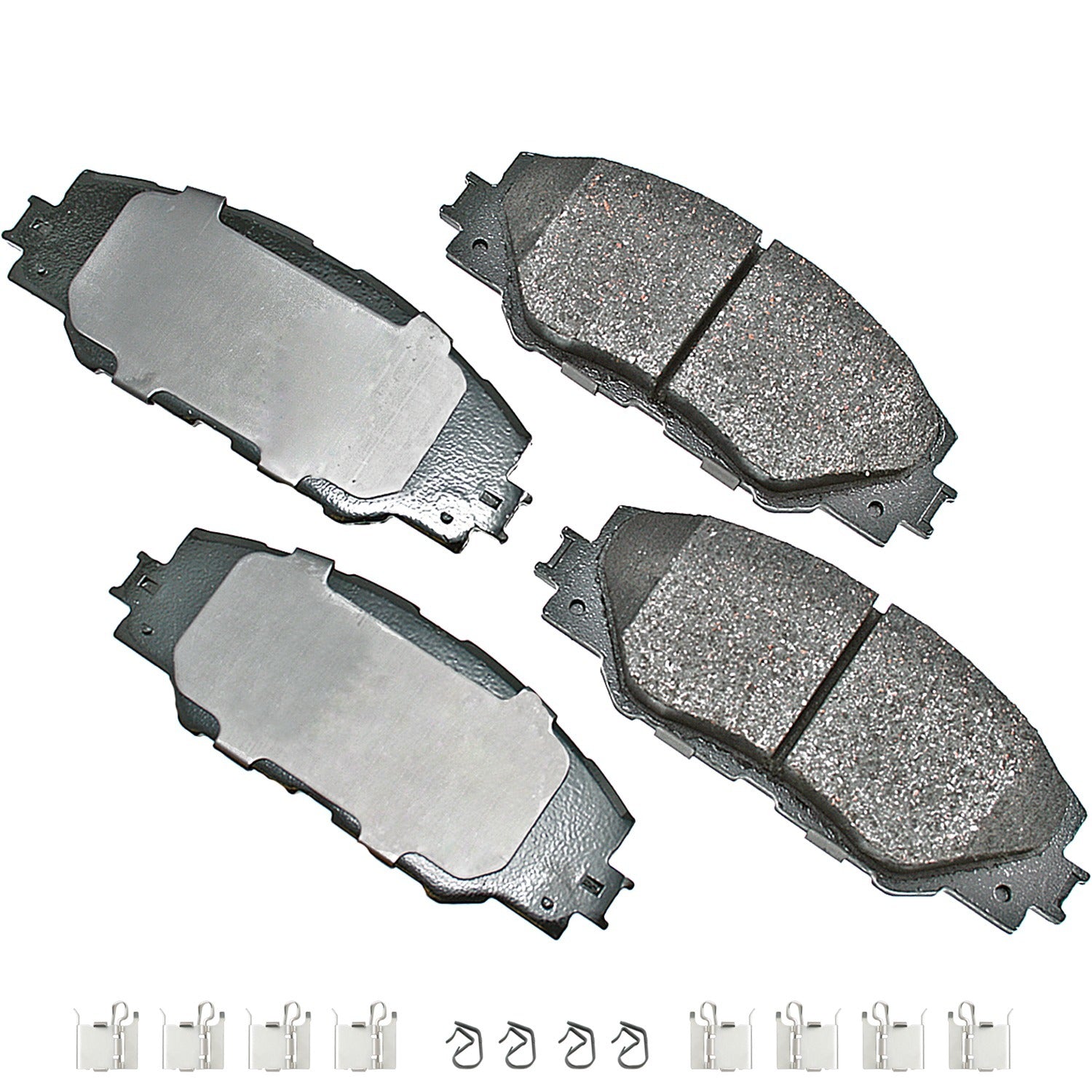 Akebono ACT1211A ProACT Ultra-Premium Bra ke Pads - Front Akebono ACT1211A