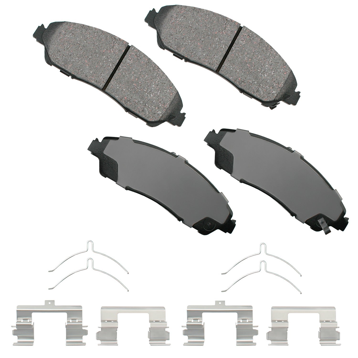 Akebono ACT1280 ProACT Ultra-Premium Bra ke Pads - Front Akebono ACT1280