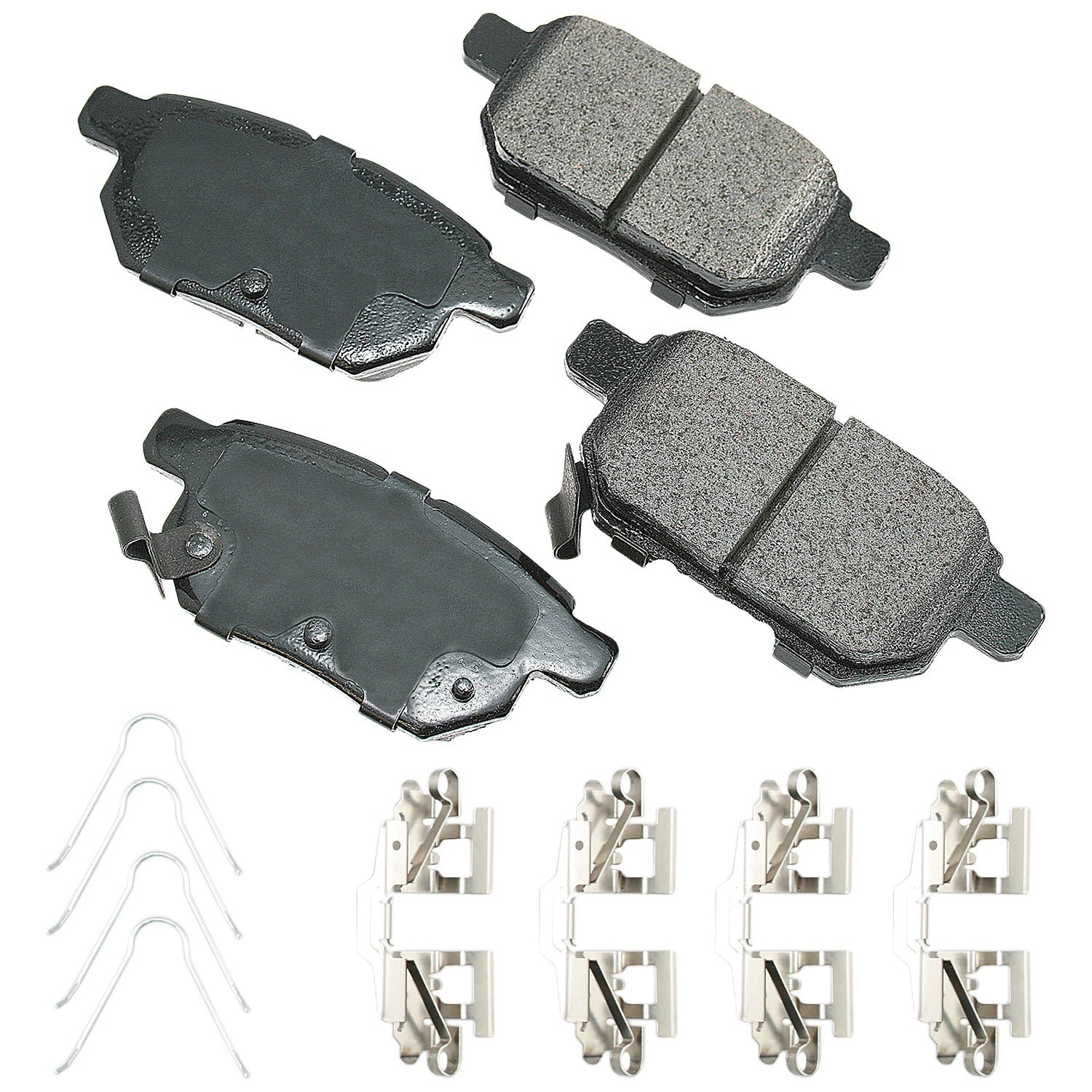 Akebono ACT1354B Brake Pad Rear Pontiac Vibe 09-10 Toyota Akebono ACT1354B