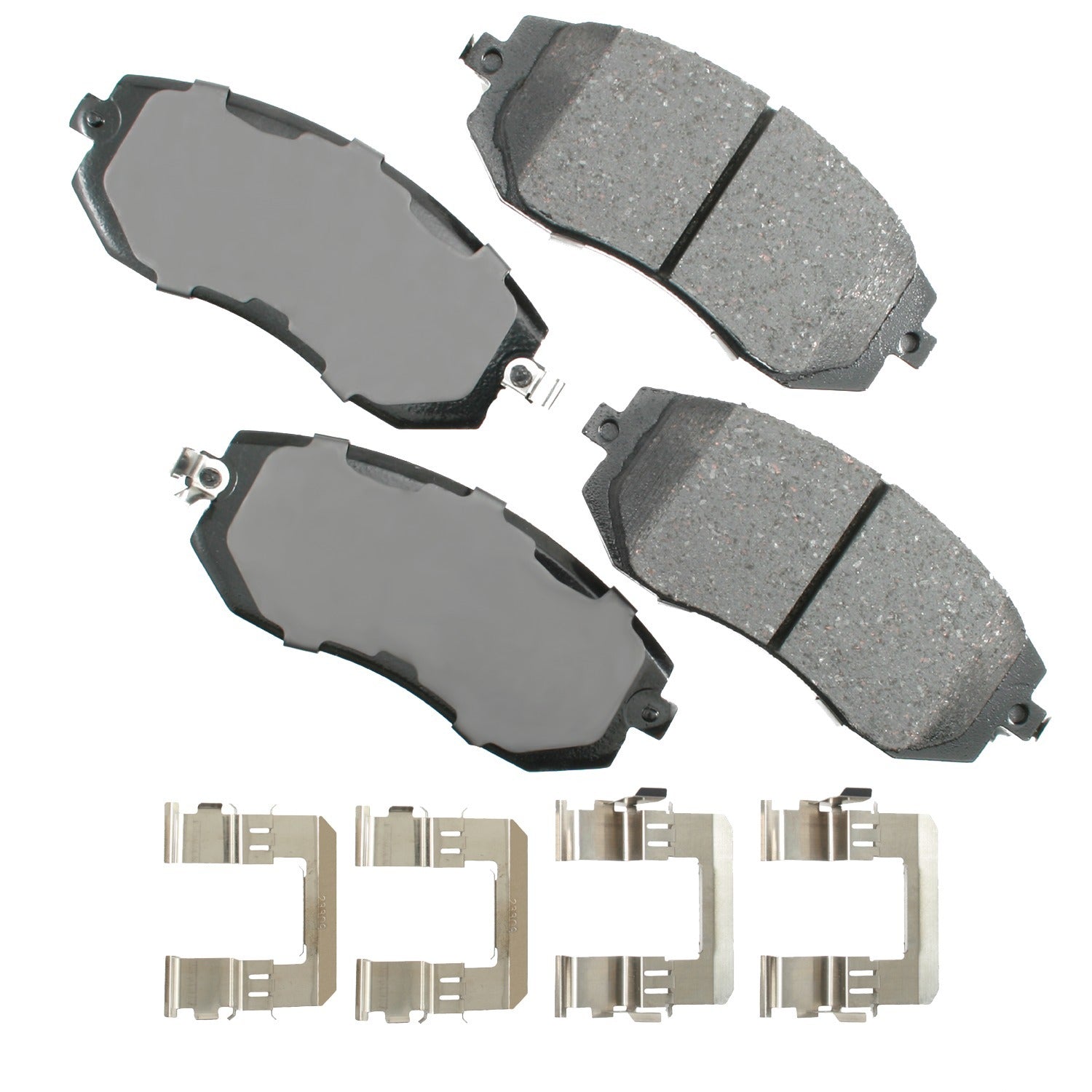 Akebono ACT1539 ProACT Ultra-Premium Bra ke Pads - Front Akebono ACT1539